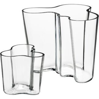 Iittala Alvar Aalto Collection Vas Gåvoset 160+95mm Klar